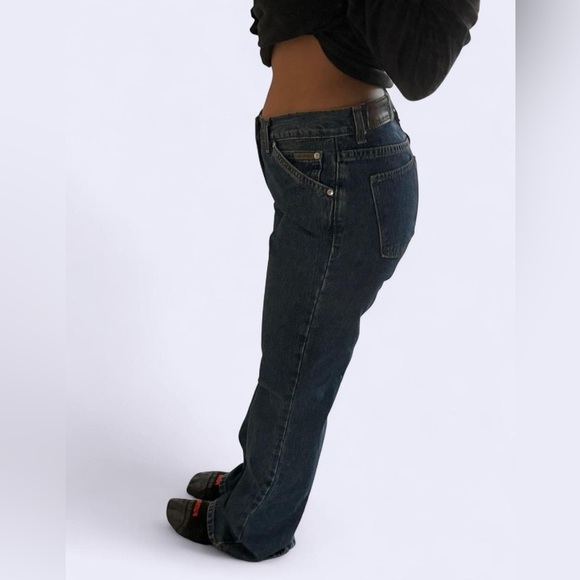 Calvin Klein Dark Wash Low Rise Jeans - Picture 2 of 8